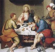 Jacopo Bassano Christ in Emmaus oil painting on canvas